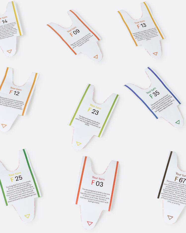 Couverture du livre sur les faits curieux LGBTQ+, design coloré.