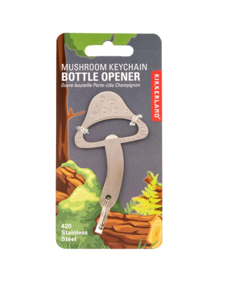 Décapsuleur champignon avec texture lisse et couleurs vives