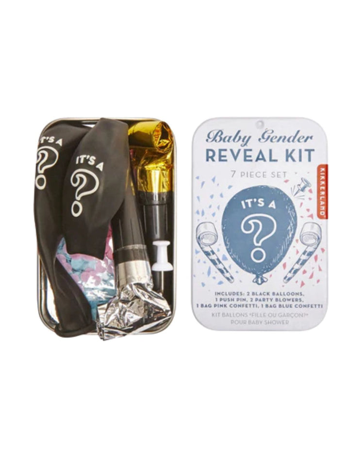 Kit DIY pour révéler le sexe du bébé avec accessoires colorés