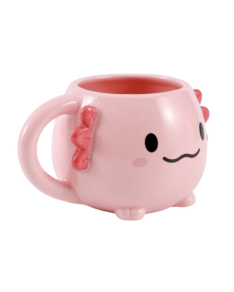 Mug Axolot avec motif animalier sur fond blanc