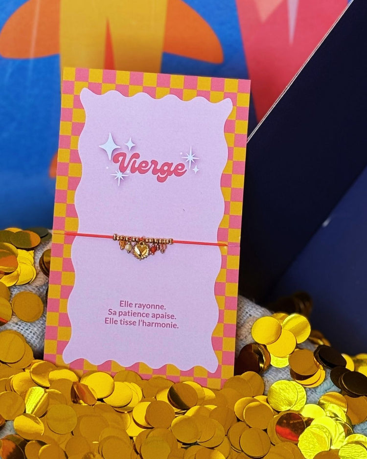 Bracelet Astro Vierge avec détails délicats et pierres brillantes