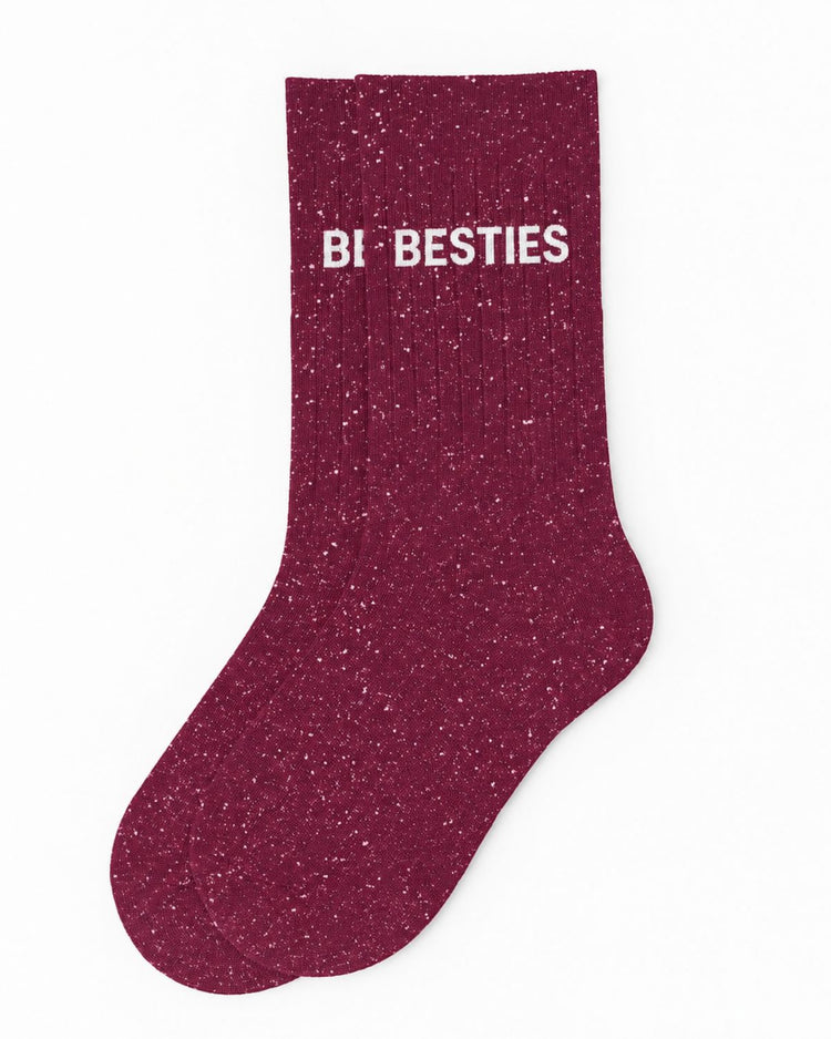 Chaussettes à paillettes Besties avec motif scintillant