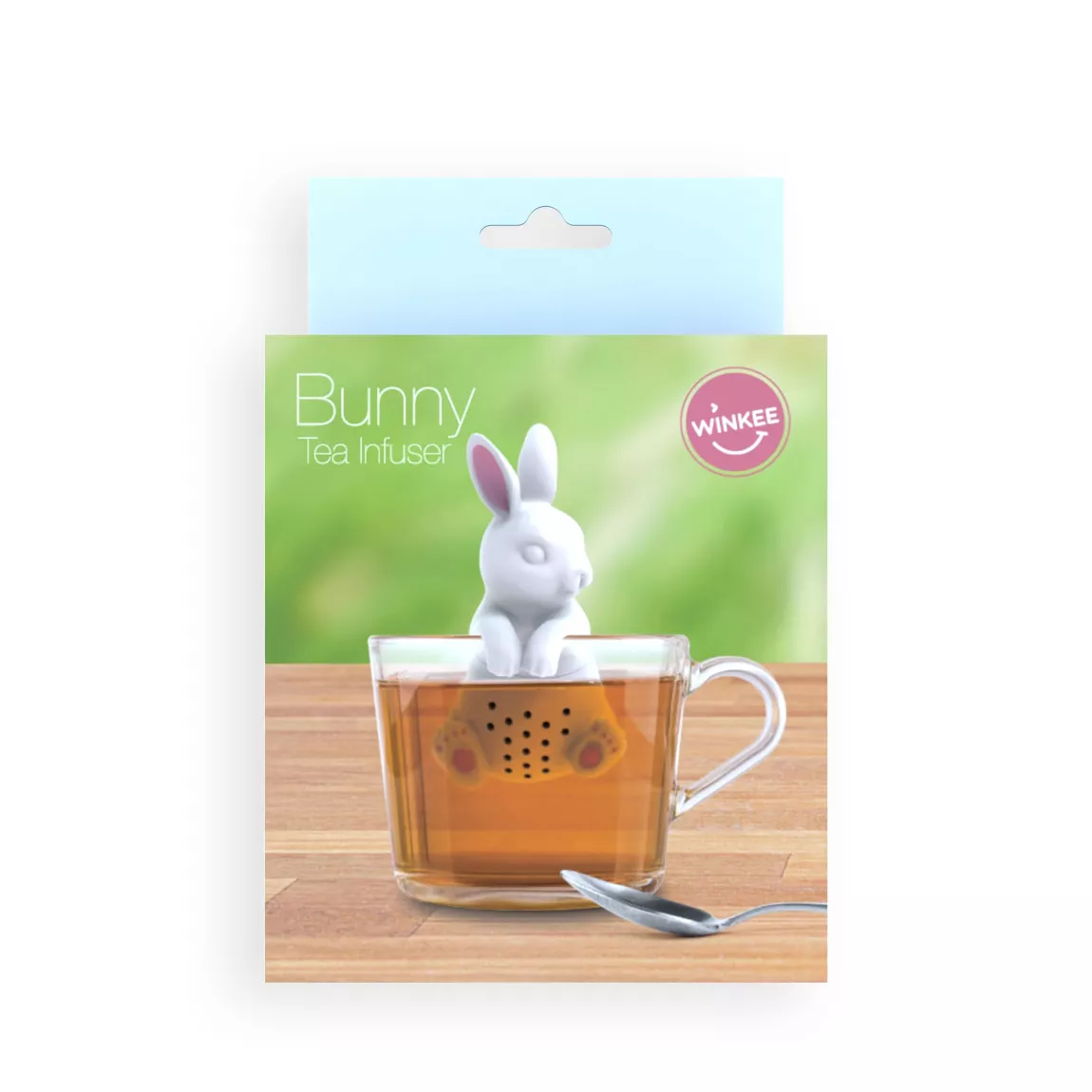 Infuseur à thé Bad Bunny avec pattes en forme de lapin