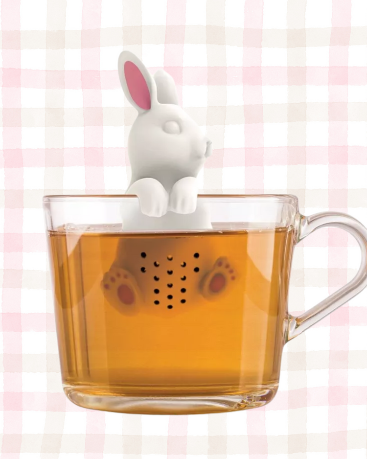 Infuseur à thé Bad Bunny avec pattes en forme de lapin