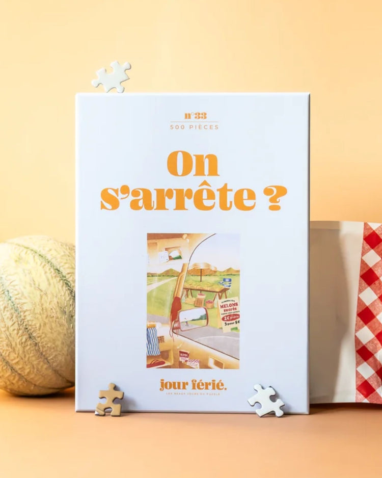 Puzzle 500 pièces avec scène de vacances colorée et détaillée