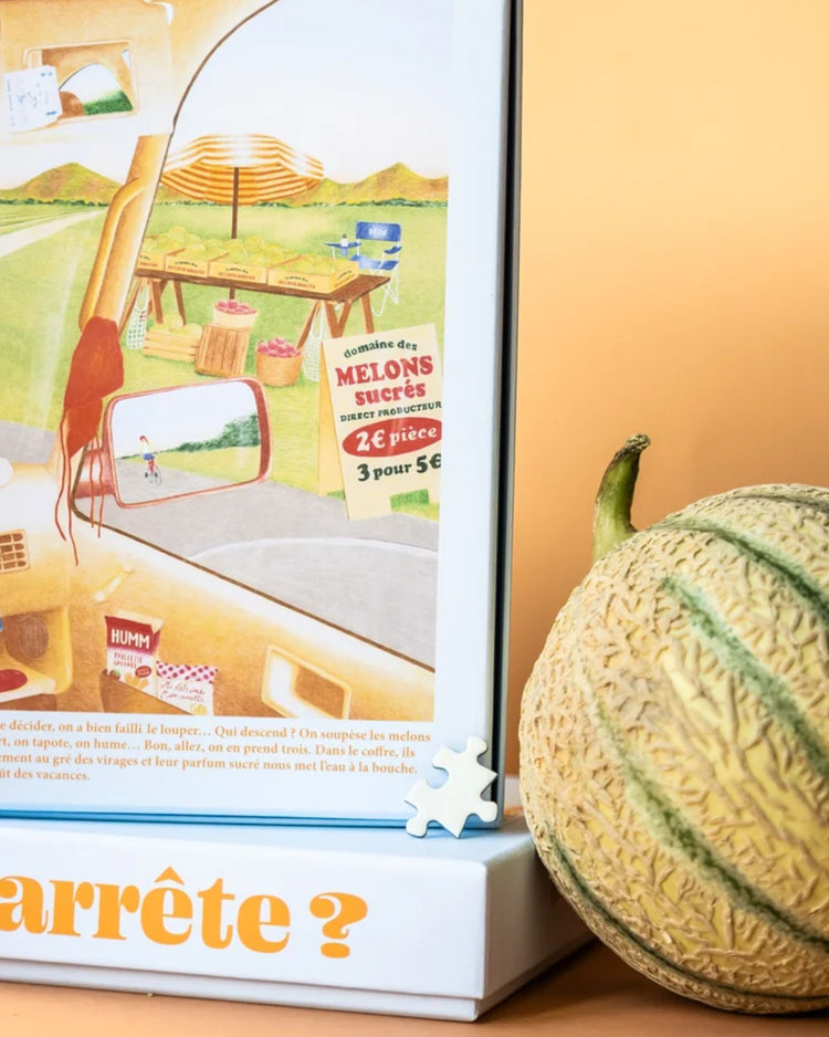 Puzzle 500 pièces représentant une scène de vacances estivales