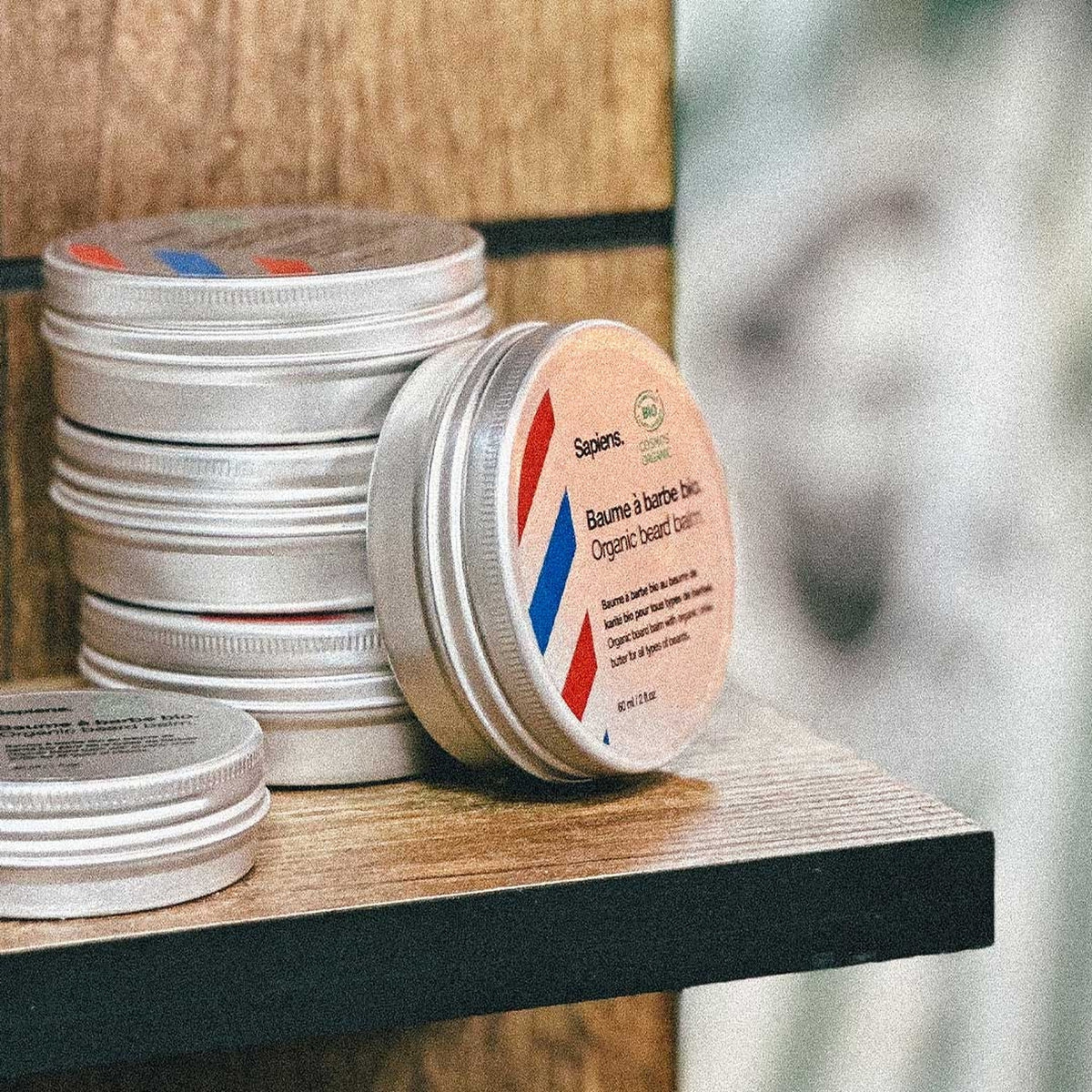 Baume à barbe BIO en pot, texture crémeuse et naturelle