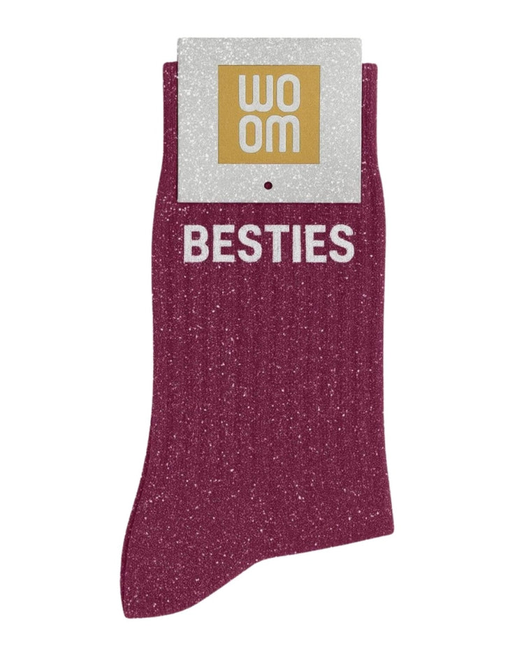 Chaussettes à paillettes Besties avec motif scintillant
