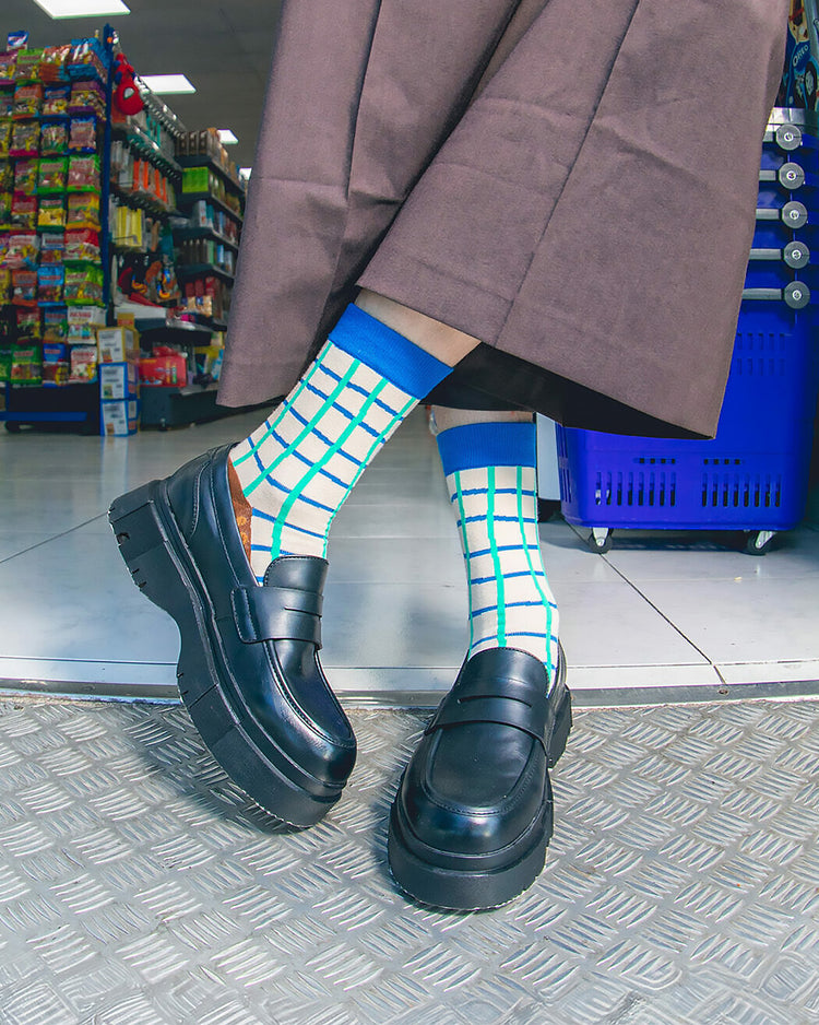 Chaussettes motif barre chocolatée avec texture réaliste