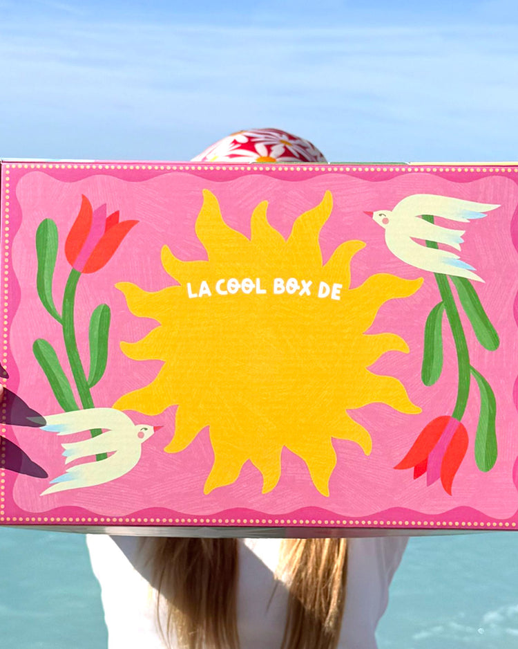 Coolbox personnalisée avec illustration et prénom sur le couvercle