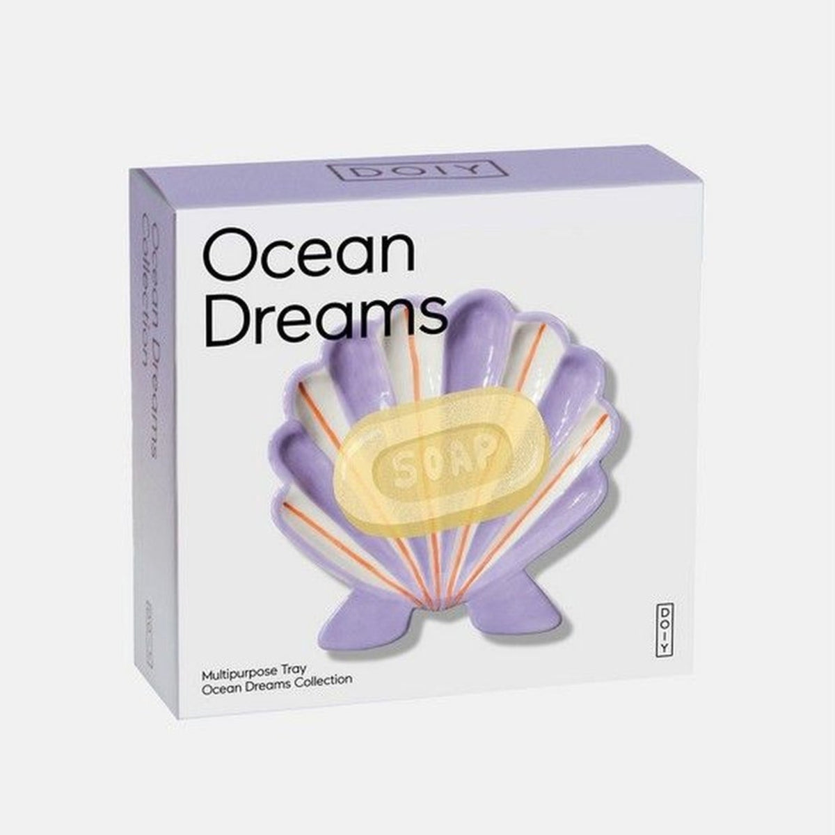 Vide poche Océan avec motif coquillage et texture douce
