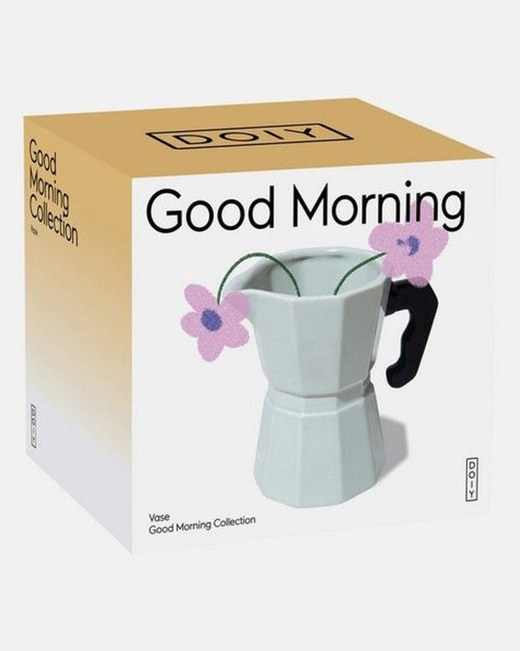 Vase Cafetière en forme de cafetière moka, design élégant