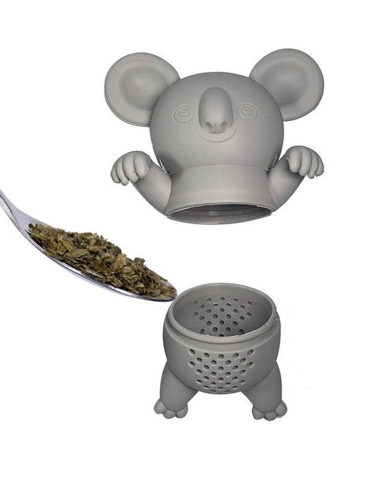 Infuseur à thé en forme de koala, détail du visage souriant