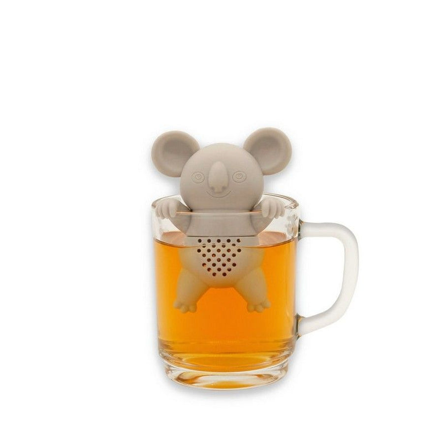 Infuseur à thé en forme de koala, détail du visage souriant