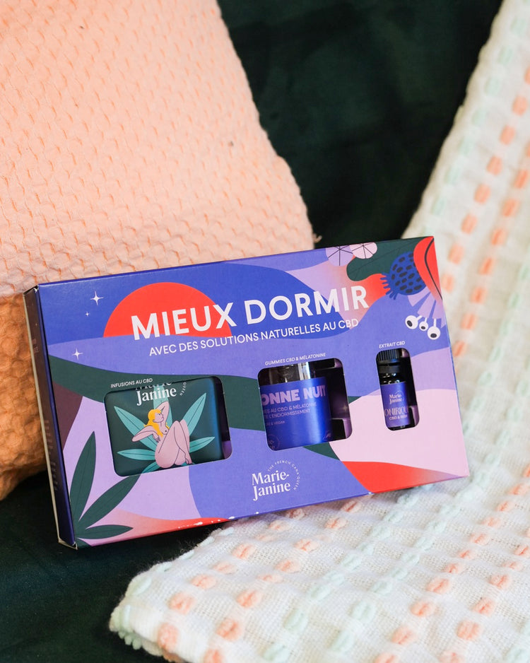 Coffret CBD avec bonbons pour un sommeil apaisant