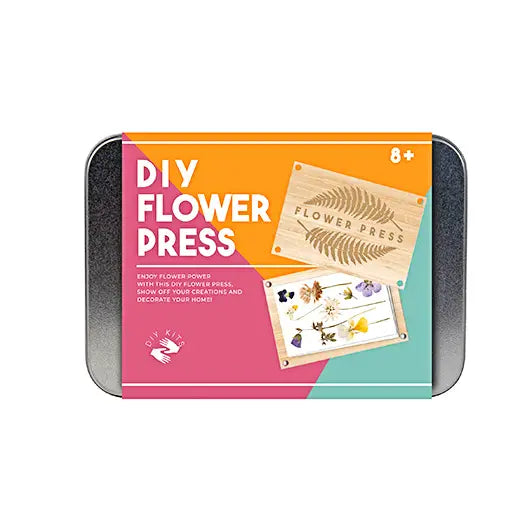 Kit DIY fleurs séchées avec des fleurs colorées et outils inclus