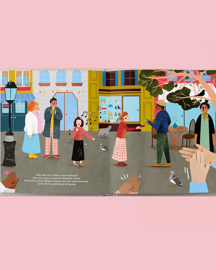 Couverture colorée du livre Édith pour enfants, illustrations vives.