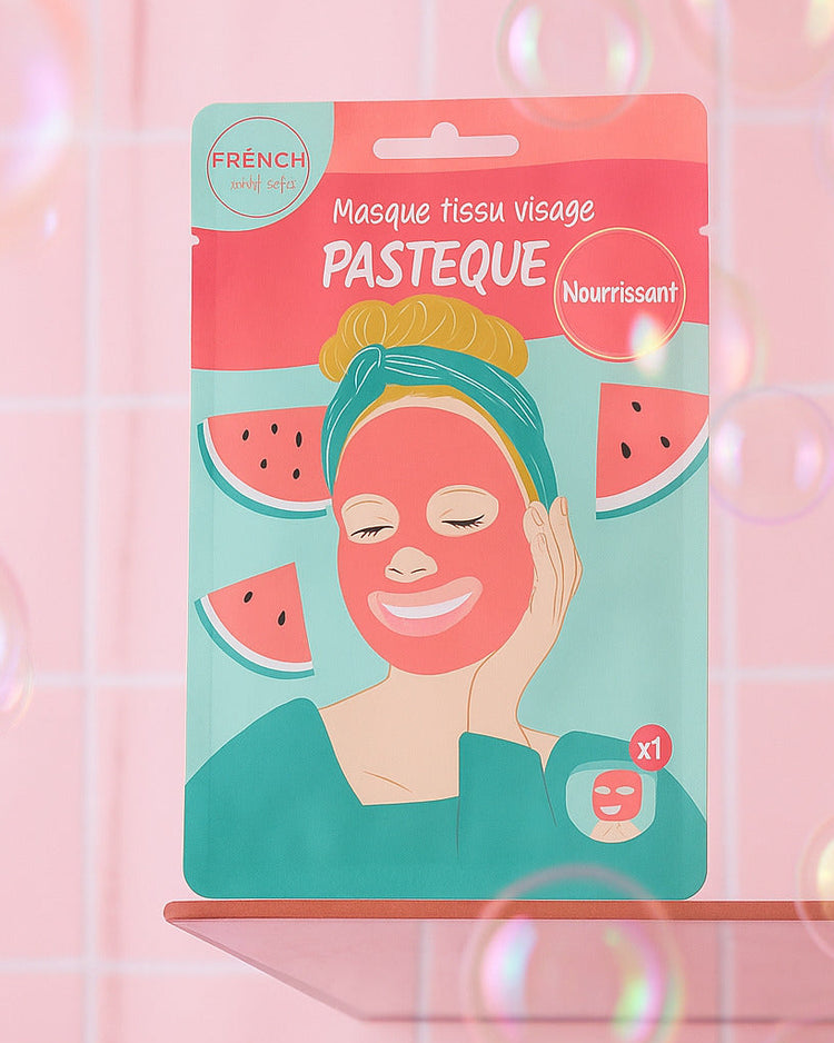 Masque nourrissant à la pastèque avec texture crémeuse