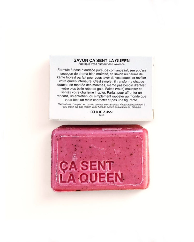 Savon artisanal à la vigne rouge, texture marbrée élégante