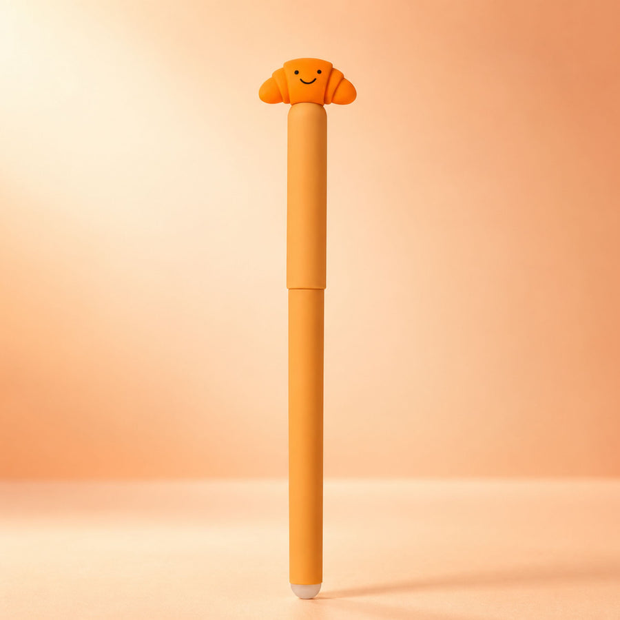Stylo en forme de croissant avec détails réalistes