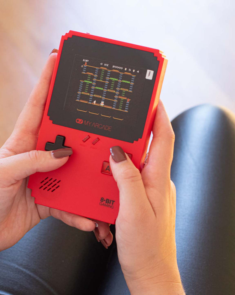 Console de poche vintage Gameboy, cadeau rétro pour gamers.
