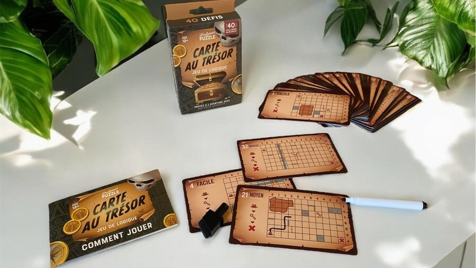 Jeu de cartes avec illustrations colorées et défis variés