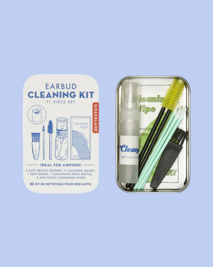 Kit de nettoyage pour écouteurs avec brosse et lingette