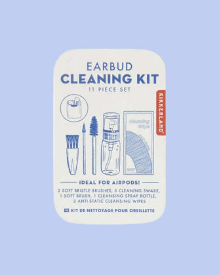 Kit de nettoyage pour écouteurs avec brosse et lingette