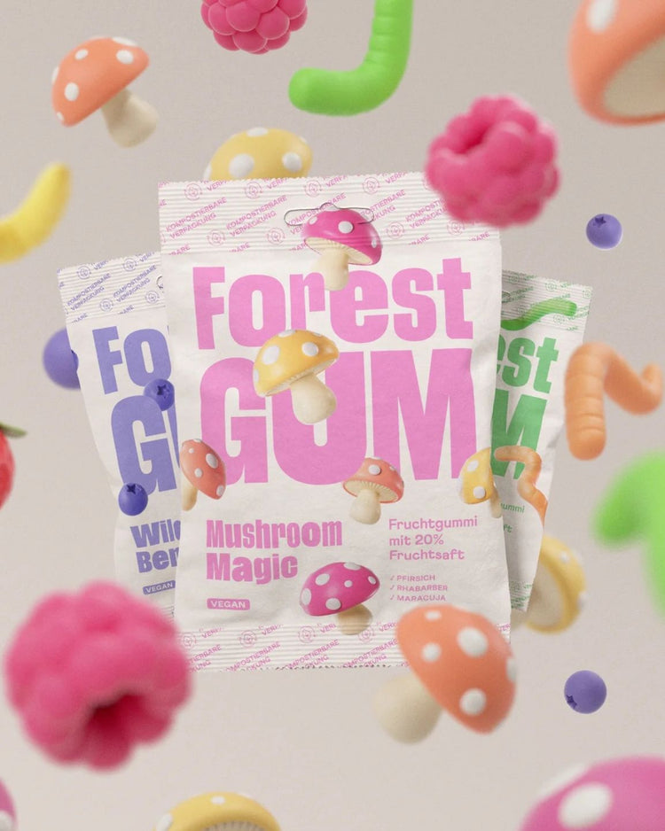 Bonbons vegan en forme de fleurs, couleurs vives et acidulées