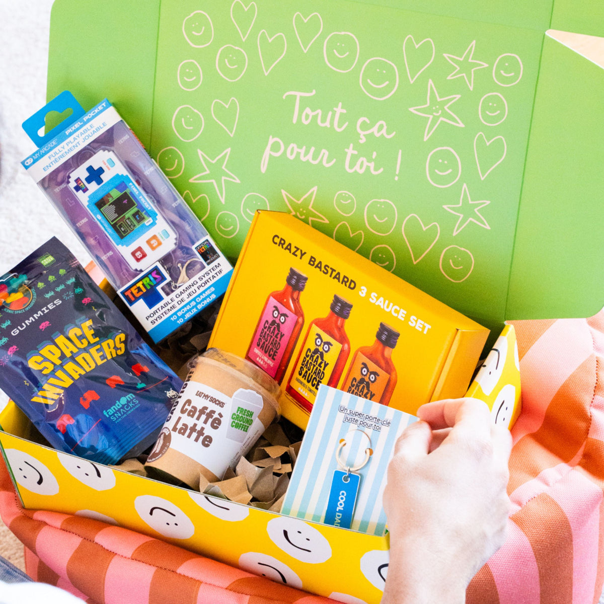 Coolbox personnalisée avec illustration et prénom sur le couvercle