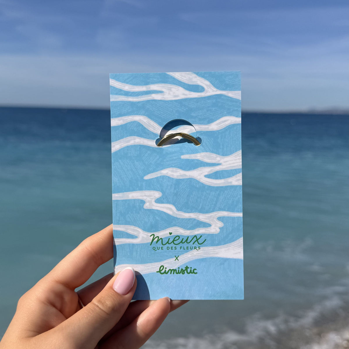 Porte-clé en forme de soleil avec message 'Petit Soleil