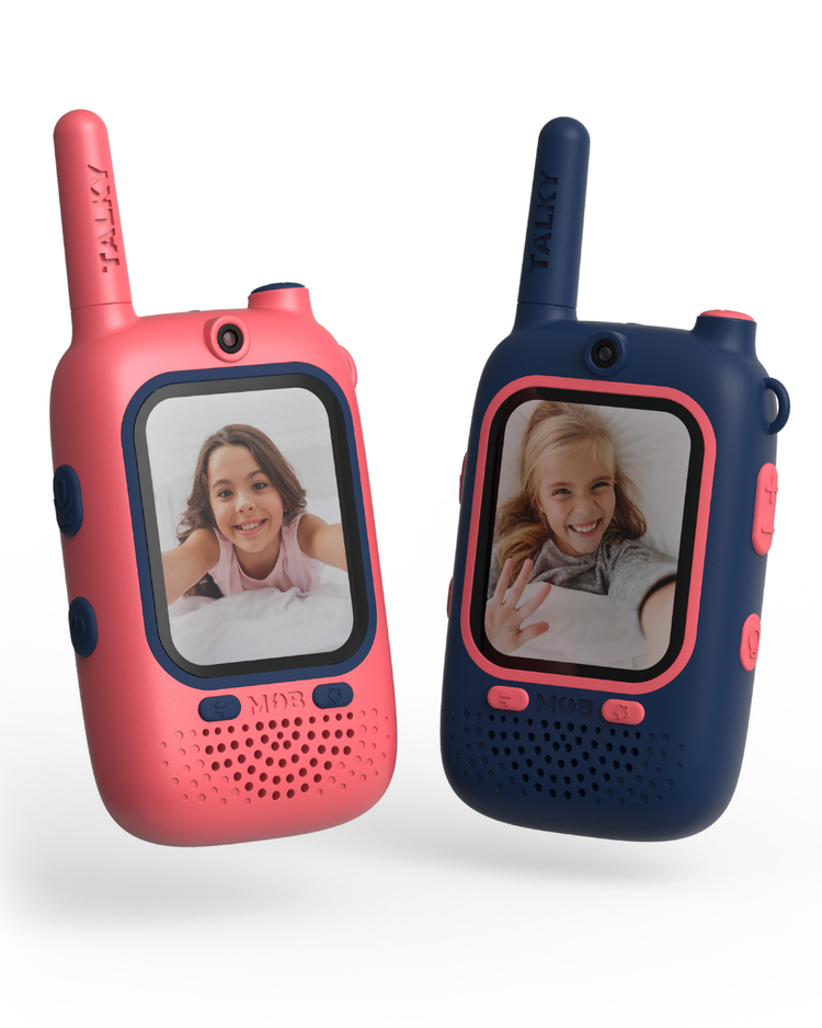 Talkie-walkie vidéo pour enfants avec écran coloré et boutons