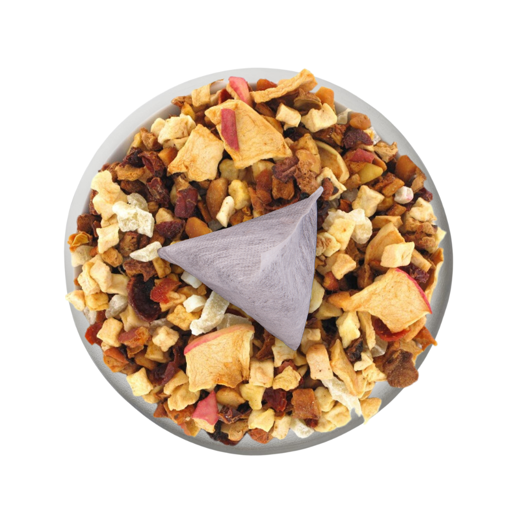 Boîte de thé personnalisée avec infusette caramel beurre salé
