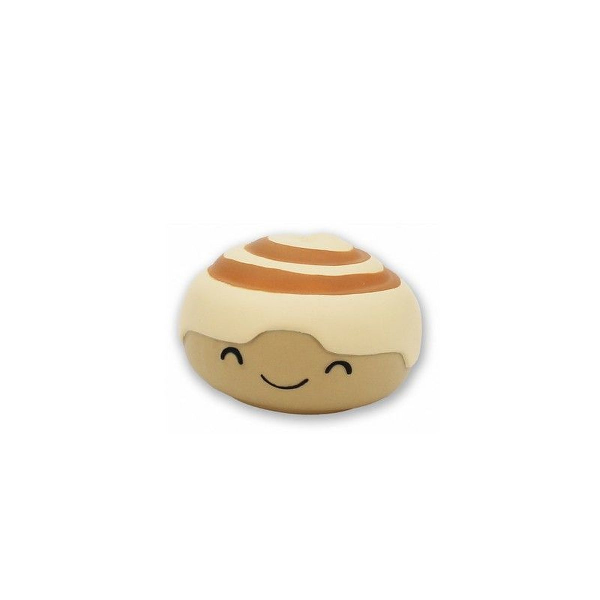 Balle anti-stress en forme de cinnamon roll, vue de dessus