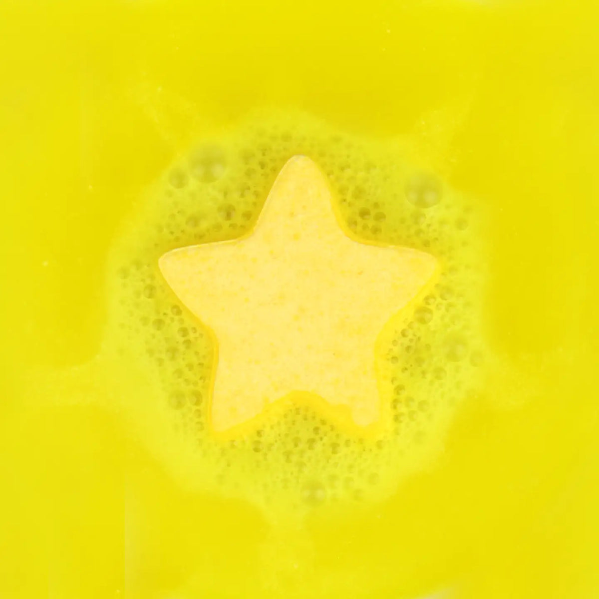 Bombe de bain dorée 'You're a star' avec éclats brillants