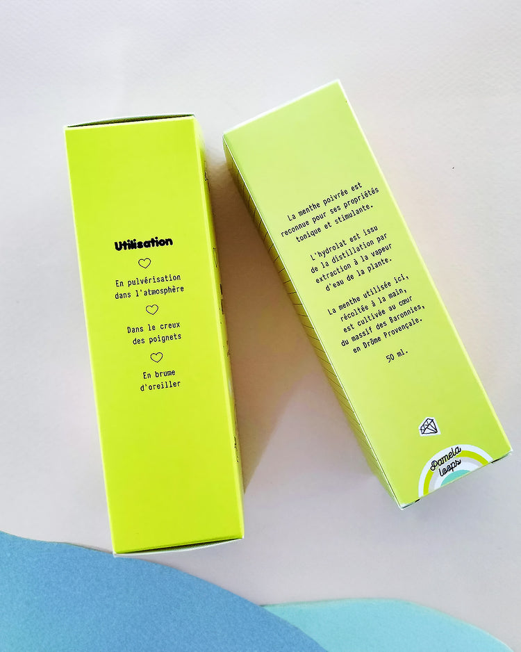 Flacon de brume anti-peur avec vaporisateur en gros plan.