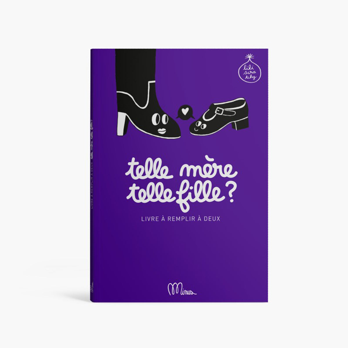 Carnet à compléter avec un design floral sur la couverture