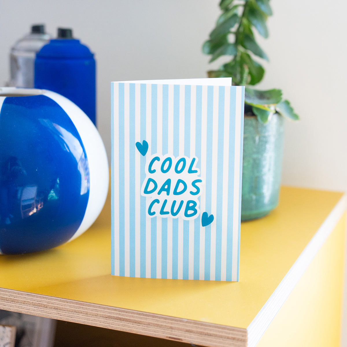 Carte de voeux Cool Dad Club avec illustration humoristique