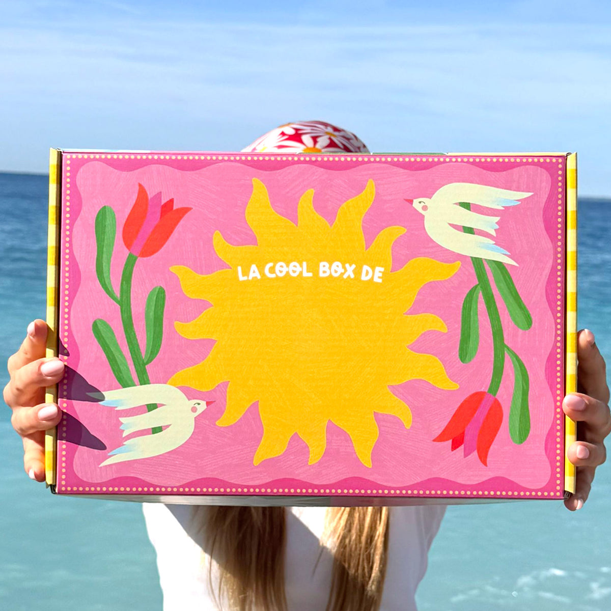 Coolbox personnalisée avec illustration et prénom sur le couvercle