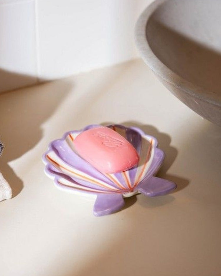 Vide poche Océan avec texture coquillage et design côtier