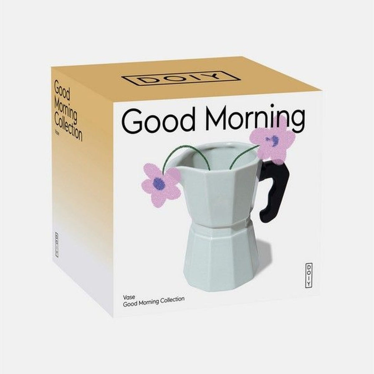 Vase Cafetière en forme de cafetière moka, design élégant