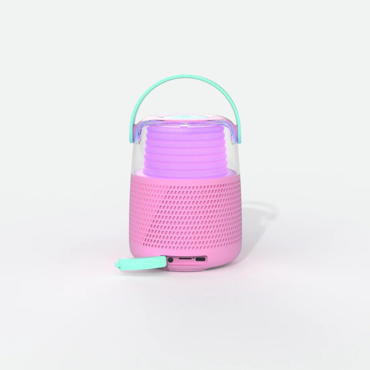 Enceinte Bluetooth lumineuse avec micro sans fil en détail