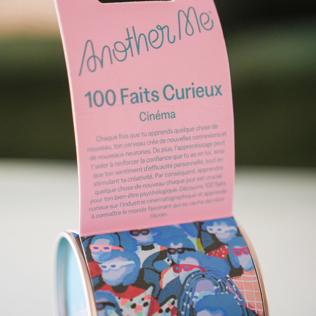 Coffret de 100 faits curieux sur le cinéma, vue de face.