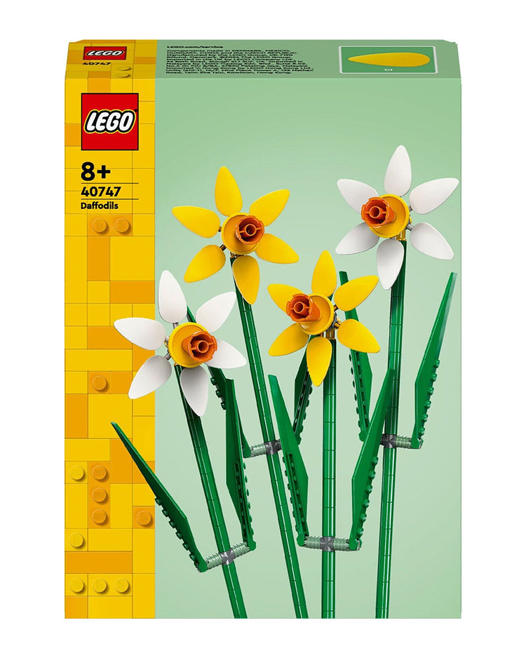 Bouquet de jonquilles Lego avec détails en jaune vif