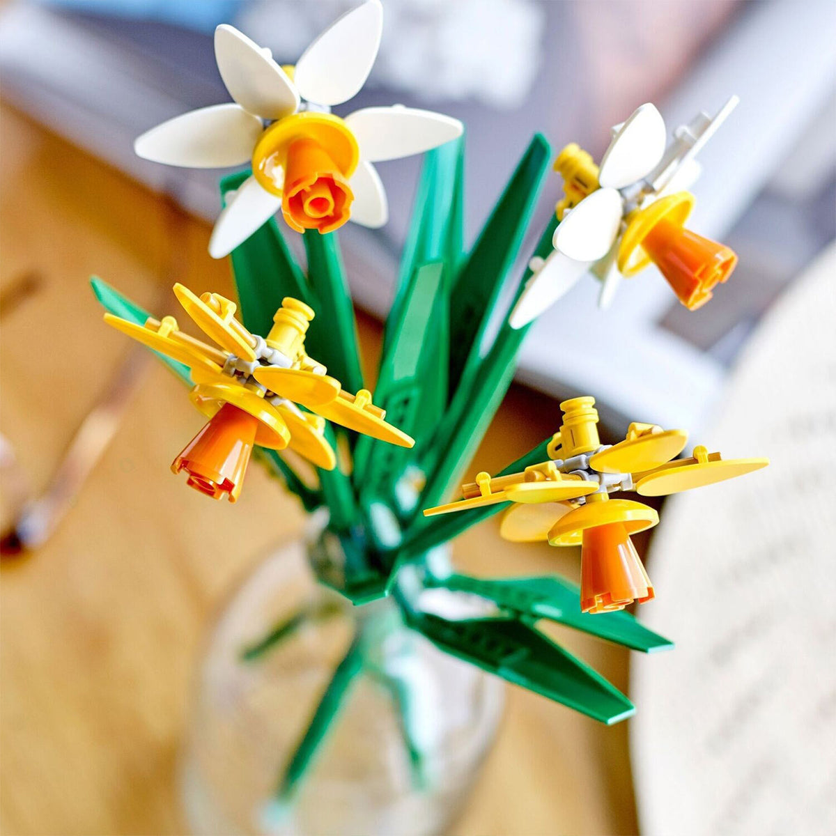 Bouquet de jonquilles Lego avec détails en jaune vif