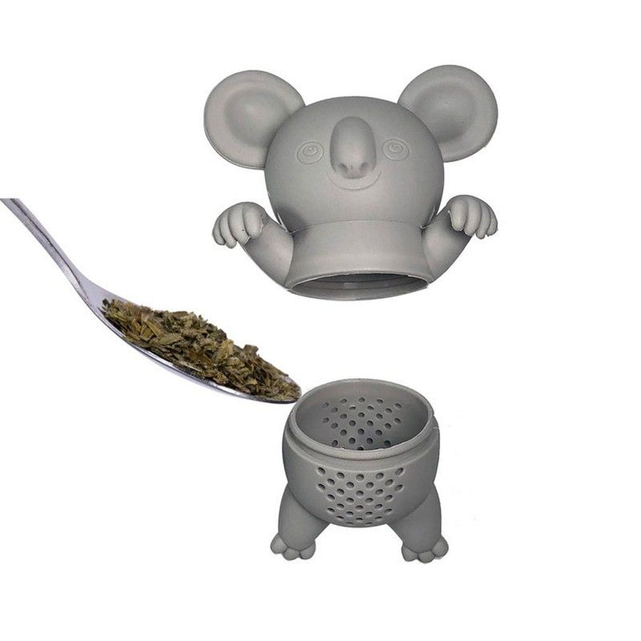 Infuseur à thé en forme de koala, détail du visage souriant
