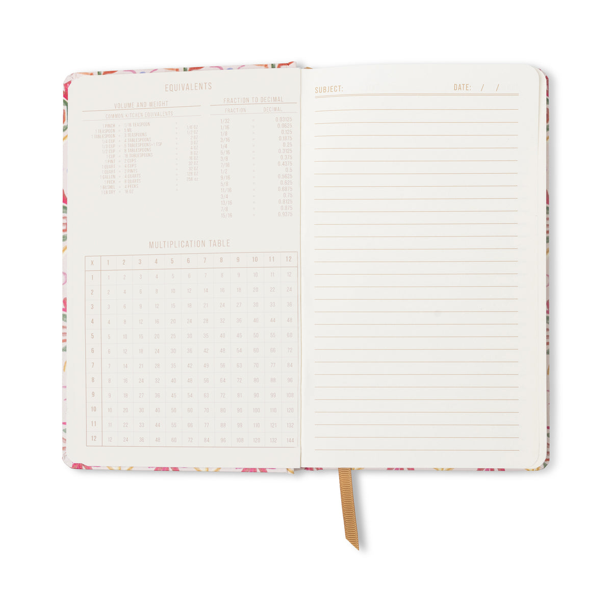 Carnet avec motif tulipe sur fond texturé, papier épais