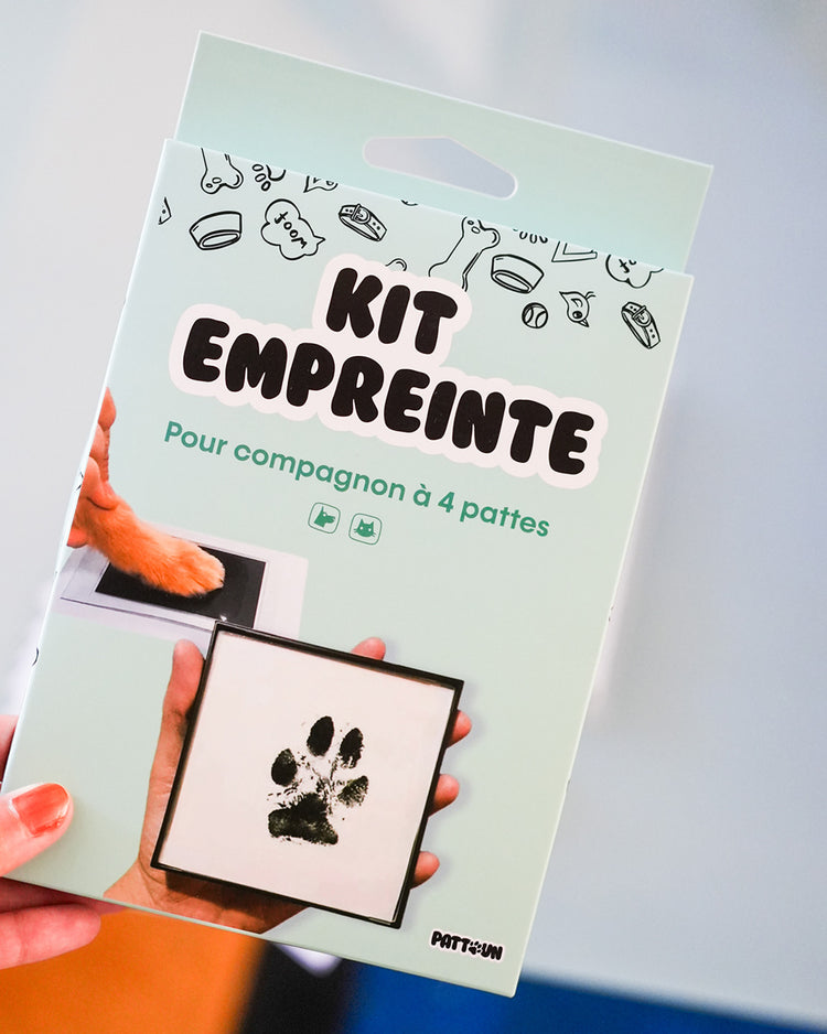 Kit d'empreinte pour animaux avec empreintes détaillées