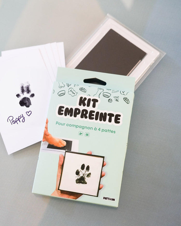 Kit d'empreinte pour animaux avec empreintes détaillées