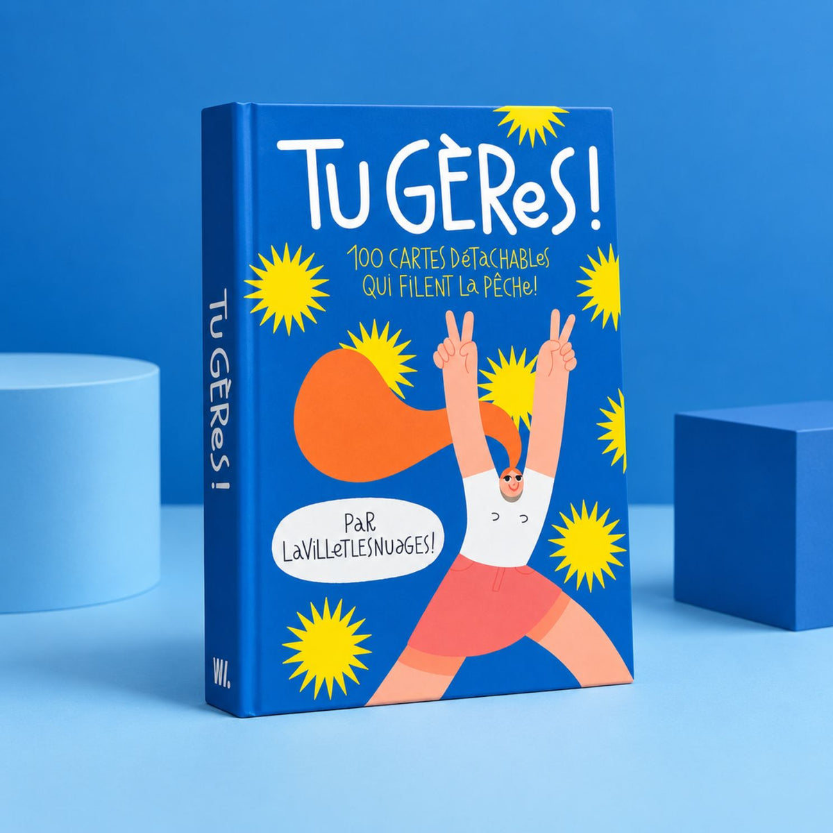 Cartes détachables colorées avec motifs joyeux pour remonter le moral